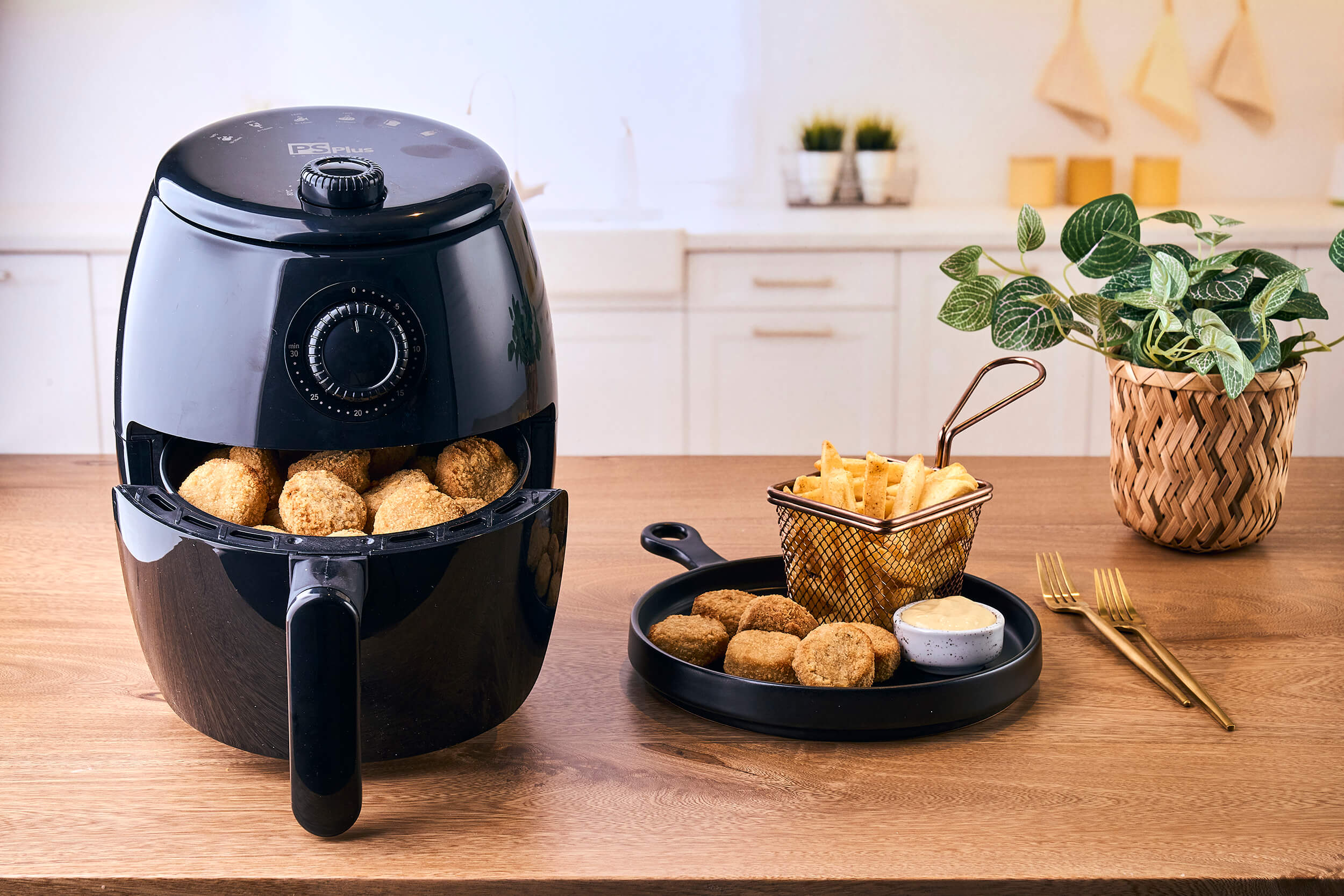 Freidora análoga 2L Plus Solutions